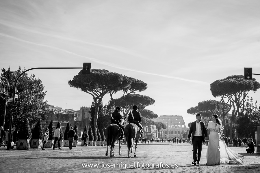 Reportaje de Boda en Roma Fotógrafo de Bodas