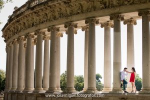 Reportaje de pareja en el retetiro