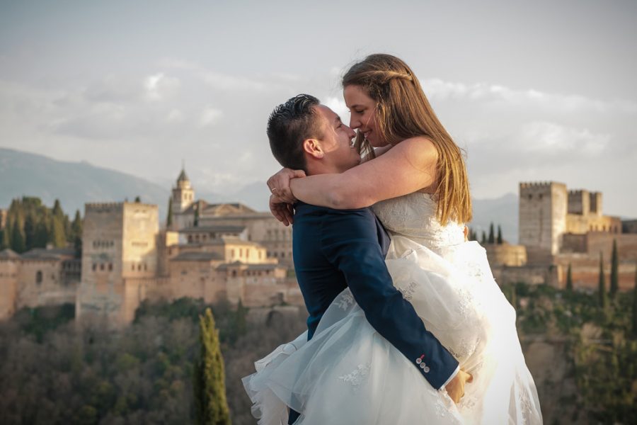post boda en la Alhambra