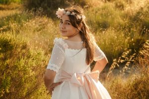 Reportaje de comunión en exteriores